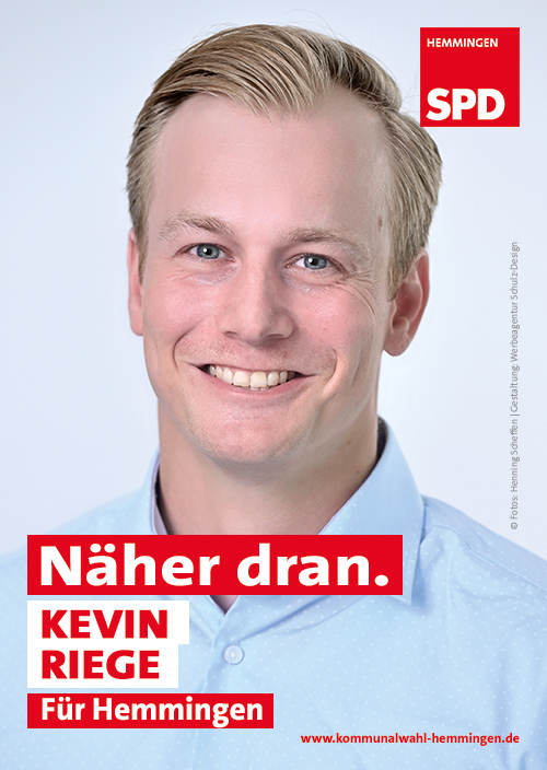 Kevin Riege - Ihr Kandidat für den Rat der Stadt Hemmingen