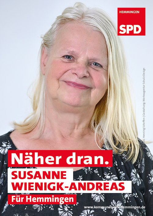 Susanne Wienigk-Andreas - Ihre Kandidatin für den Rat der Stadt Hemmingen