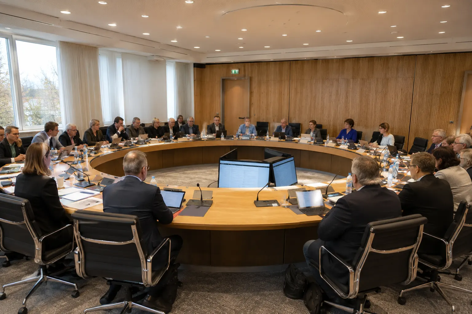 Rat der Stadt. Das zentrale Entscheidungsgremium der Stadt.